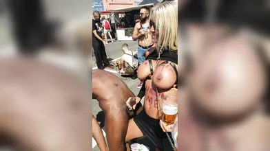 Public handjob