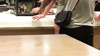 Fast food chain public fuck