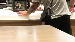 Fast food chain public fuck