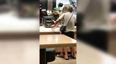 Fast food chain public fuck