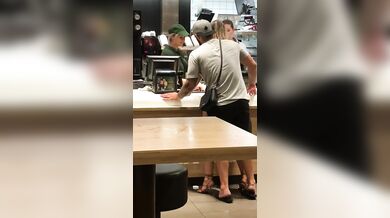 Fast food chain public fuck