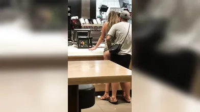 Fast food chain public fuck