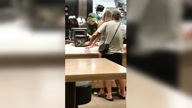 Fast food chain public fuck