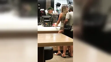 Fast food chain public fuck