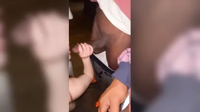 Sucking black dicks at party