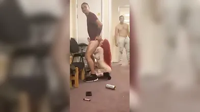 Slut ass sucking
