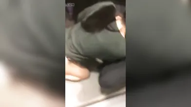 Security getting blowjob