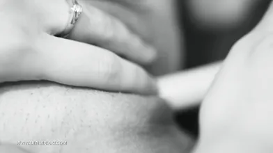 Masturbation in black and white