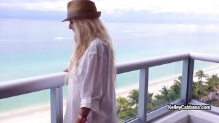 Balcony masturbation