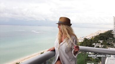 Balcony masturbation