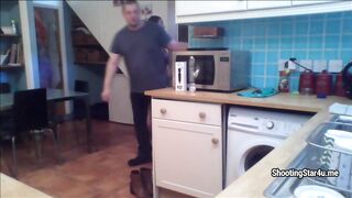 Cheating Swinger wife sets up spy cam and fucks the handyman