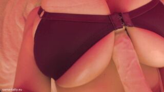 Reverse Bra Dildo Fuck