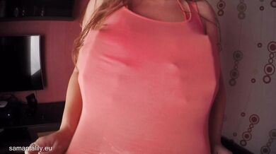 POV boob grab