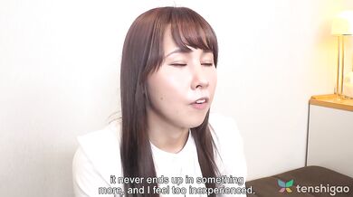 Mami Misato turned from an innocent schoolgirl into a horny girlfriend