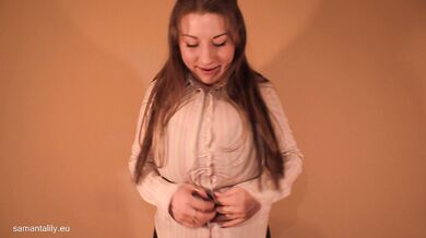 Bouncing tits slow motion