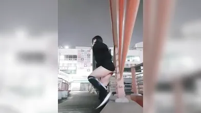 Girl in public orgasm