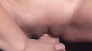 The girl is passionate about making love