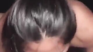 The girl is passionate about making love