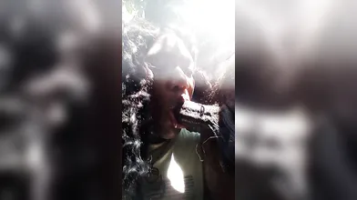 11inches thick Dick in my throat