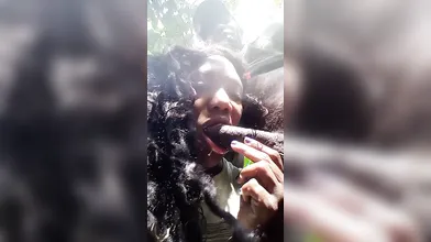 11inches thick Dick in my throat