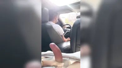 Uber driver sucking trans