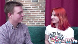 Redhead Teen Wife Emma Korti Has Anal Next to Cuck