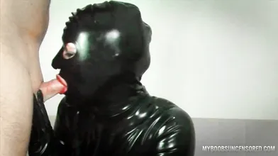 Aqua Pola in Latex Siut and High Heels on Video Anal Fucking