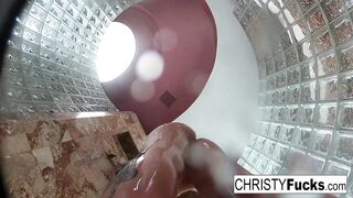 Shower BTS Fun With Christy & Dahlia