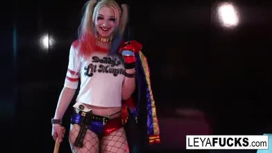 Suicide Club Leya take a giant cock and load in her ass