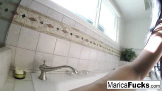 Self shot solo session with Japanese starlet Marica Hase