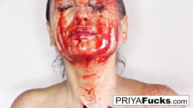 Halloween tease with Priya Rai