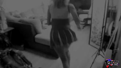 Blonde Cheerleader BBC