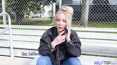 Horny Blonde MILF