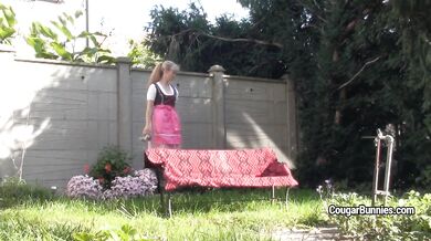 Oktoberfest backyard stripping