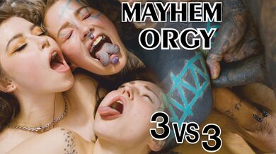 Anuskatzz get double penetrated and finished of with some nice facial over all 3 girls
