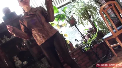 Mature wife slut stripping