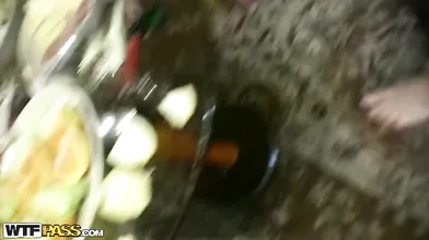 Real college orgy with kinky sex toys in action