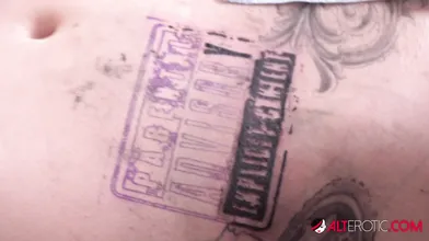 Taylor Nicole gets tattooed and fucked by Ellis Camino
