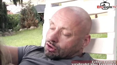 Sex In The Garden With Slim Teen Angel Piaff