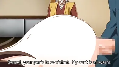 Incredible romance anime movie with uncensored big tits scenes