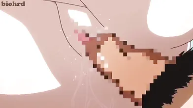 Horny romance anime movie with uncensored big tits scenes