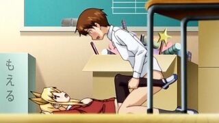 Exotic romance hentai clip with uncensored big tits, group scenes