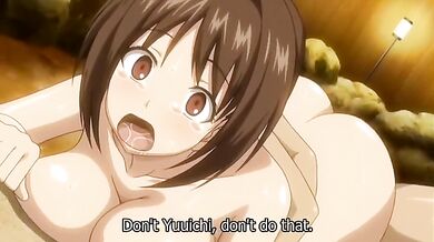 Horny romance anime video with uncensored big tits, group scenes