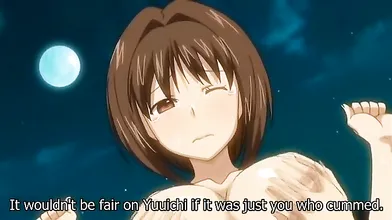 Horny romance anime video with uncensored big tits, group scenes