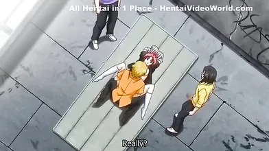 Crazy campus, drama anime video with uncensored big tits, bondage, bukkake scenes