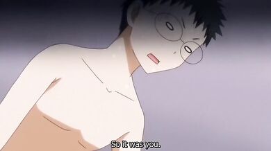 Horny comedy, fantasy, campus anime clip with uncensored big tits scenes