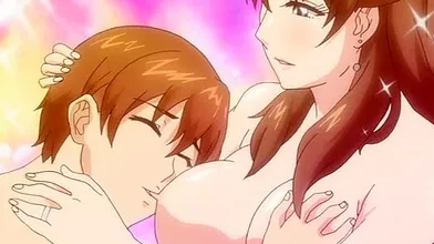 Horny romance anime clip with uncensored big tits, creampie scenes