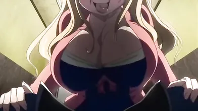 Horny comedy, adventure anime movie with uncensored big tits scenes