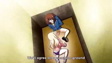 Horny comedy, adventure anime movie with uncensored big tits scenes