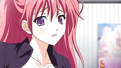 Horny romance, comedy, fantasy anime clip with uncensored big tits, group scenes